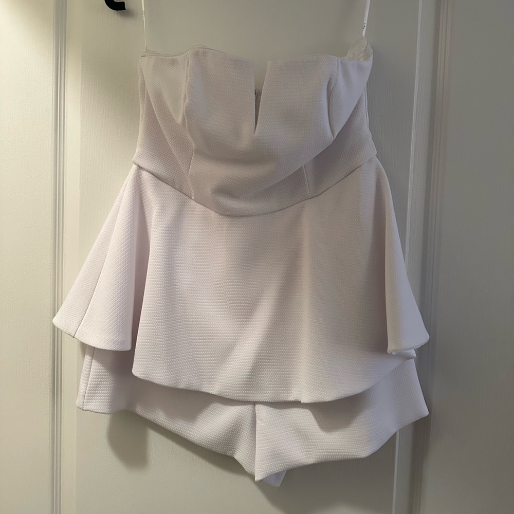 Lulus White Strapless Romper